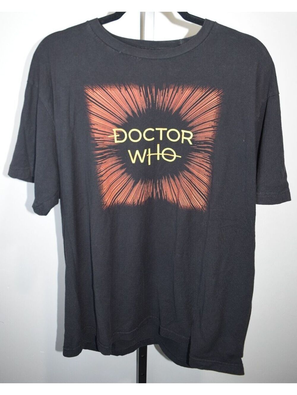 Doctor Who The First 56 Years Black Graphic T-Shirt XL